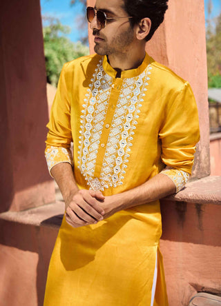 Mehrangarh mustard kurta and salwar