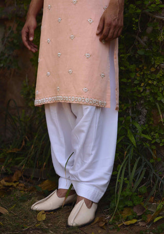 Rambagh peach kurta and salwar