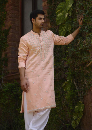 Rambagh peach kurta and salwar