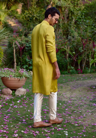 Fatehgarh yellow kurta and churidaar