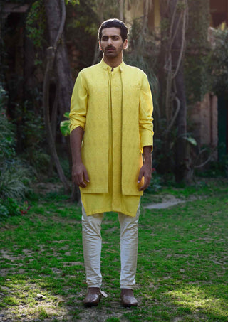 Juna mahal yellow bandi set