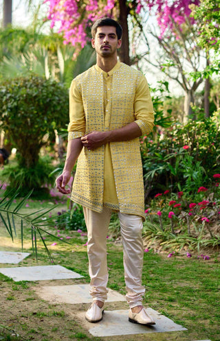 Jaisalmer sunset yellow bandi set