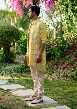 Jaisalmer sunset yellow bandi set