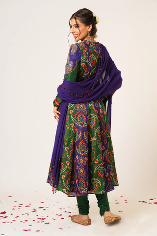 Blue tara anarkali