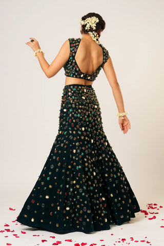 Black maya lehenga