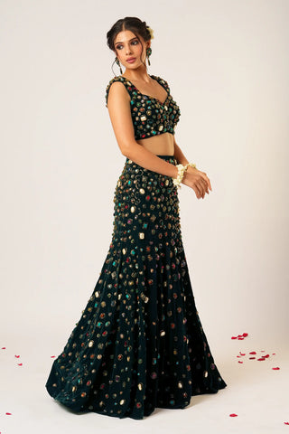 Black maya lehenga