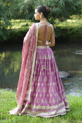 Pink rang lehenga set