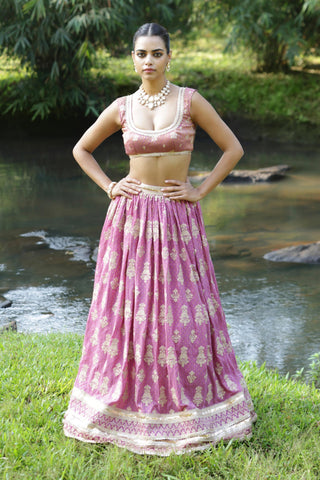 Pink rang lehenga set