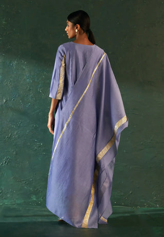 Midas lavender chanderi kurta set