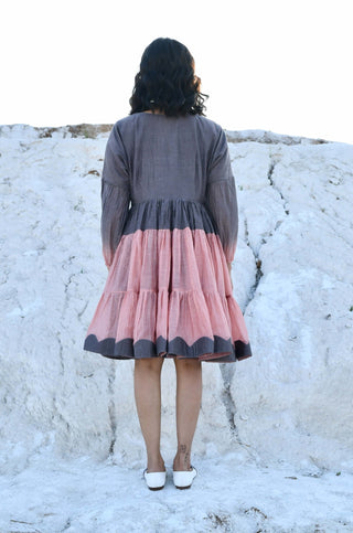 Sandstone ombre dyed dress