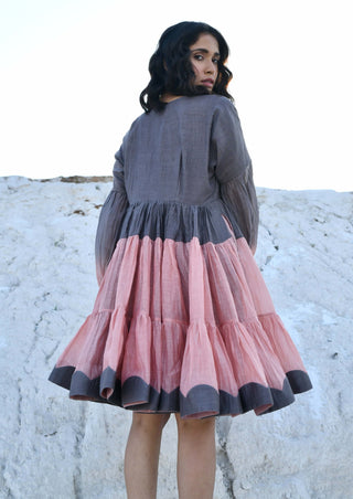 Sandstone ombre dyed dress