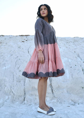 Sandstone ombre dyed dress