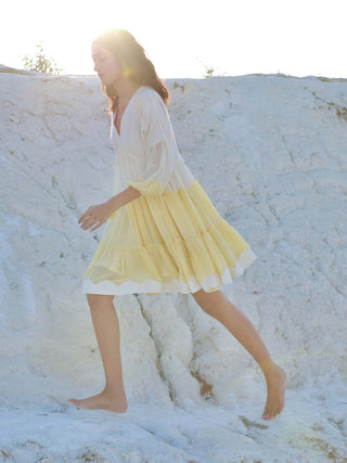 Dreamy caremel yellow dress