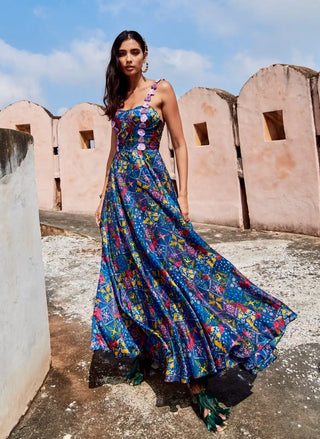 Noto coquita blue gown