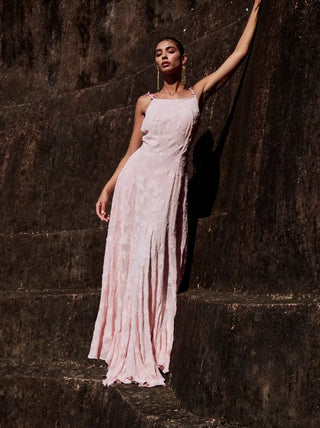 Ciara baby pink gown