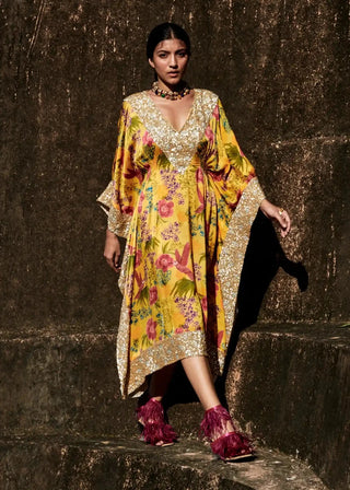 Gia yellow kaftan