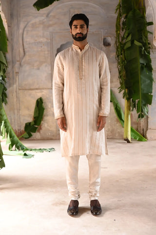 Ivory kurta set