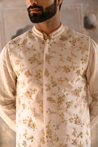 Ivory bandi kurta set