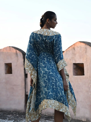 Gia paisley blue kaftan