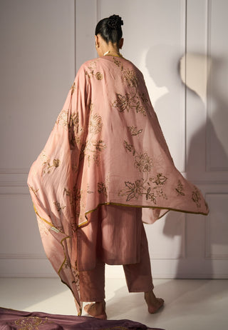 Pink balori kurta set