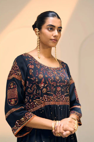 Black lavanya kurta set