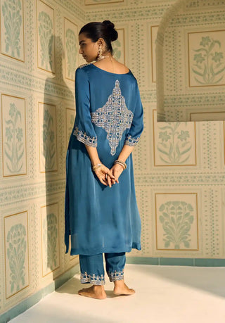 Blue isha kurta set