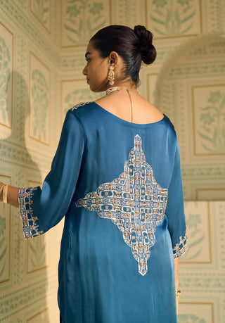 Blue isha kurta set