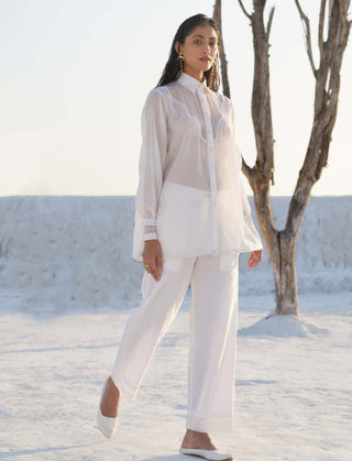 Lily pearl white shirt and pant