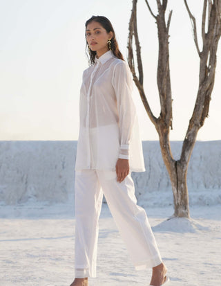 Lily pearl white shirt and pant