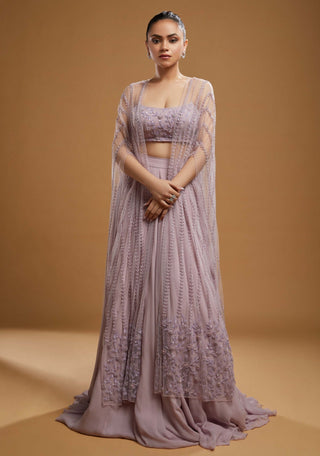 Tasmin lavender lehenga set