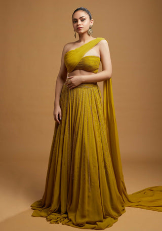 Tish yellow lehenga set