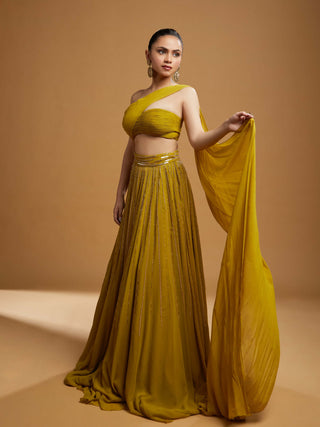 Tish yellow lehenga set