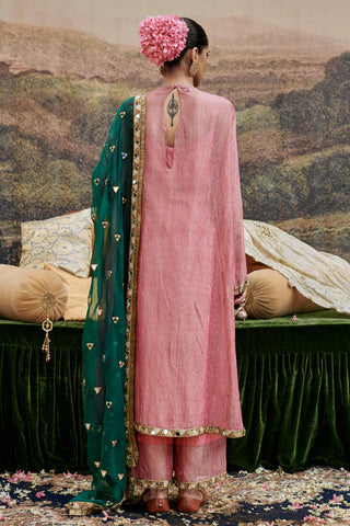 Pink padma naach tabaan suit