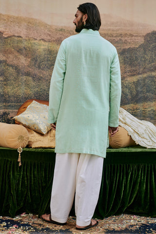 Blue aasmani naach kurta set