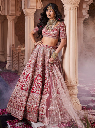 Padmavat red lehenga set