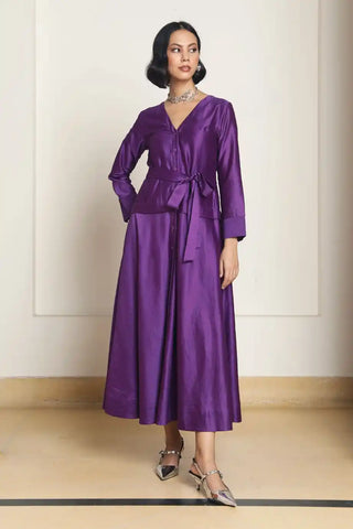 Kamil purple dress