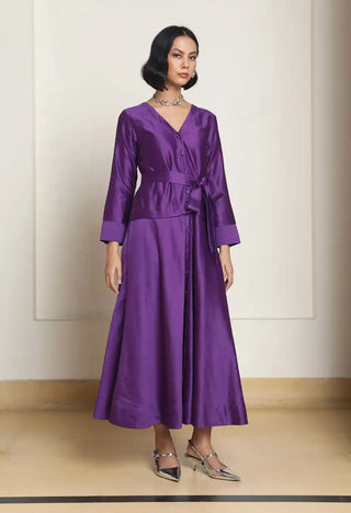 Kamil purple dress