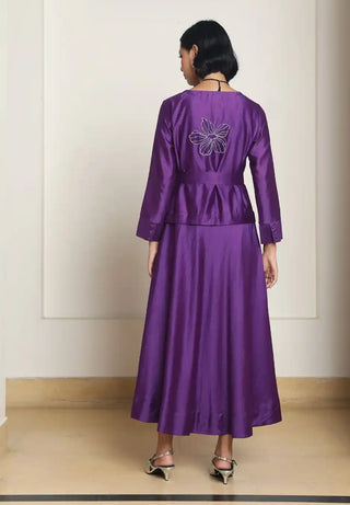 Kamil purple dress