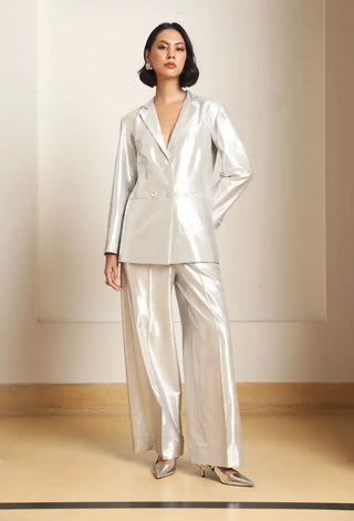 Gala blazer silver blazer and trousers