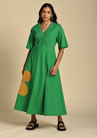 Olivia green dress