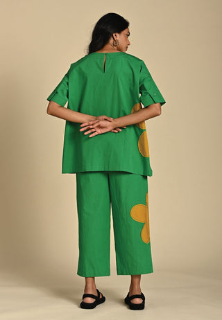 Freya green top and trouser