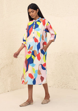 Wiona multicolor print dress