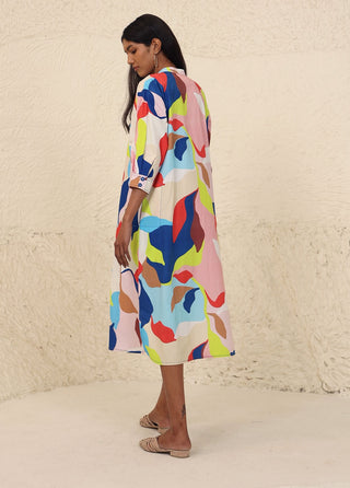 Wiona multicolor print dress