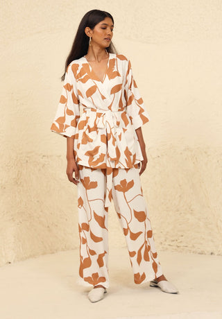 Everly printed tunic and trouser