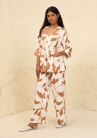 Everly printed tunic and trouser