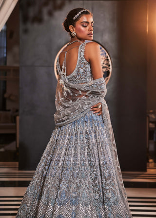 Aromatic iceblue lehenga set