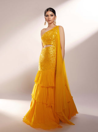 Dakota yellow gown