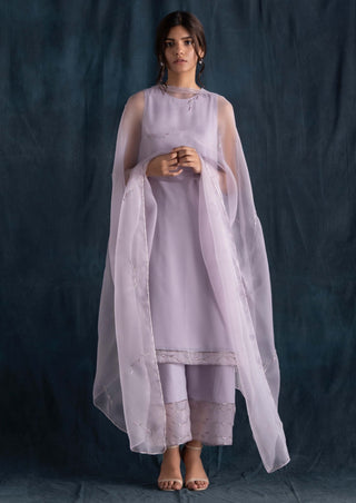 Lilac kurta and palazzo set