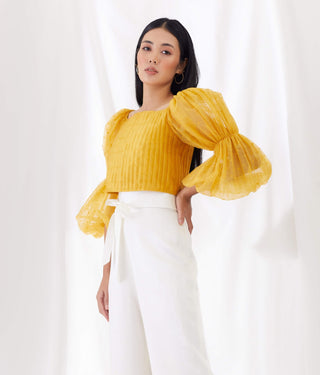 Sunkissed billow sleeve top