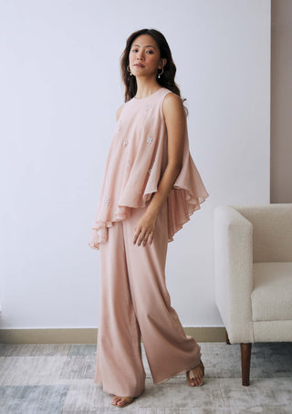 Blush asymmetrical tunic and pants